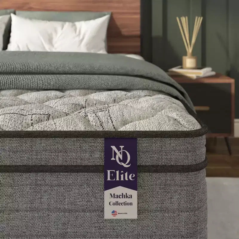 Matelas hybride double avec mousse à mémoire de forme et gel rafraîchissant