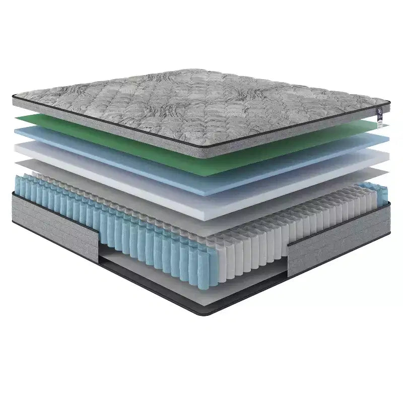 Matelas hybride double avec mousse à mémoire de forme et gel rafraîchissant