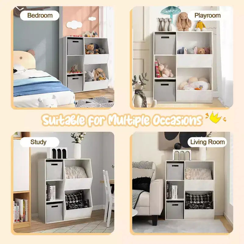 Meuble de rangement pour jouets d'enfants