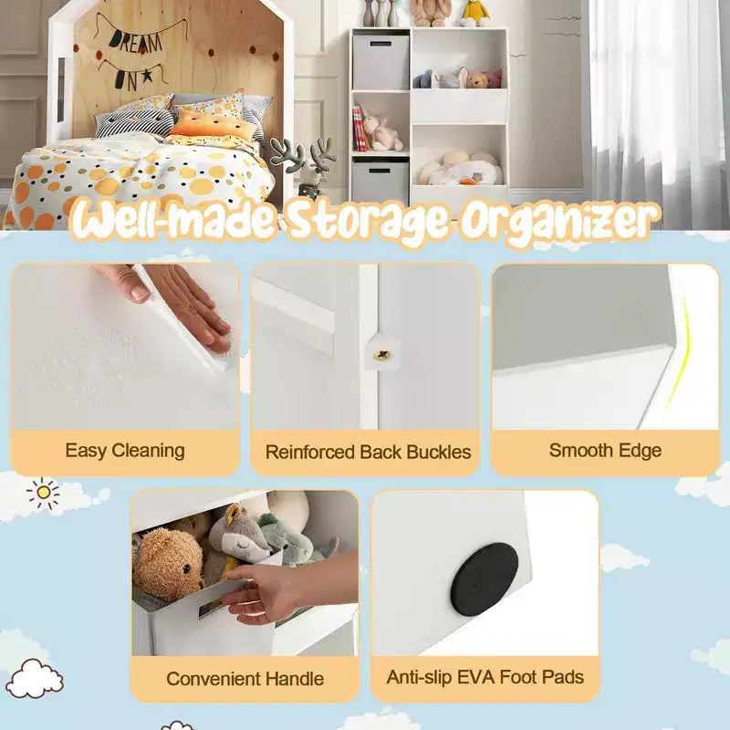 Meuble de rangement pour jouets d'enfants