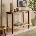 Table d'appoint à étagère simple
