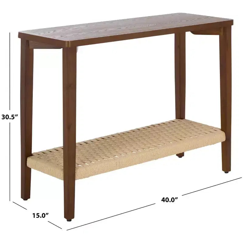 Table d'appoint à étagère simple
