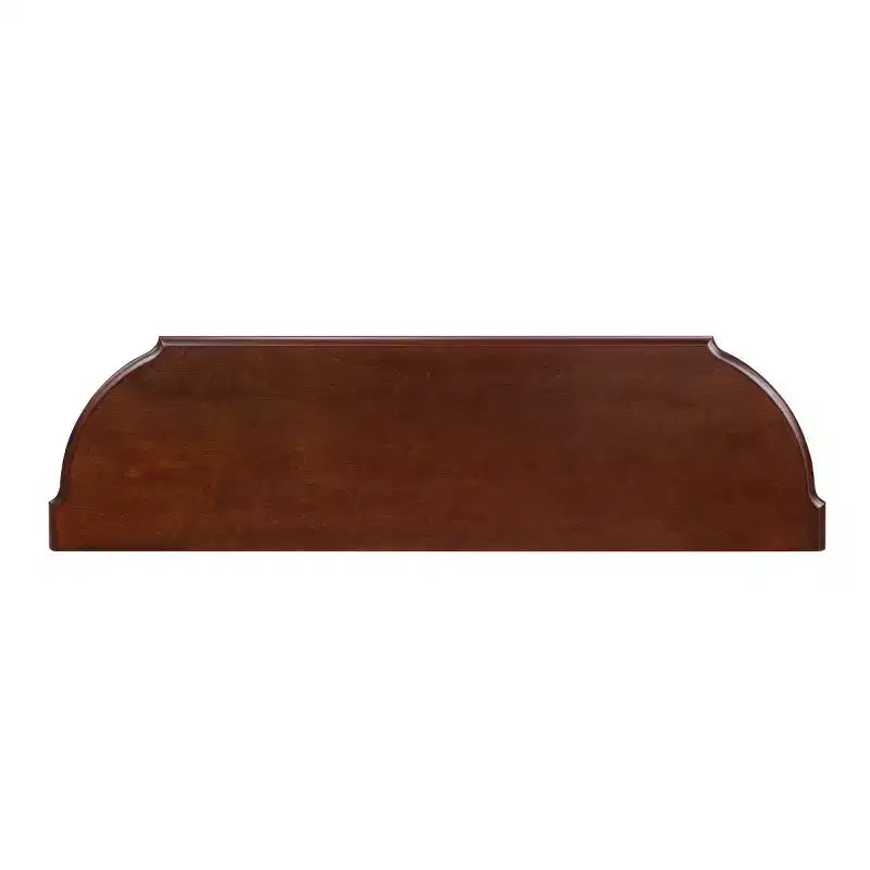 Console galbée rétro avec tiroirs et pieds en bois massif