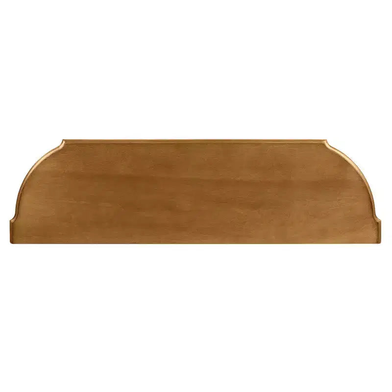 Console galbée rétro avec tiroirs et pieds en bois massif