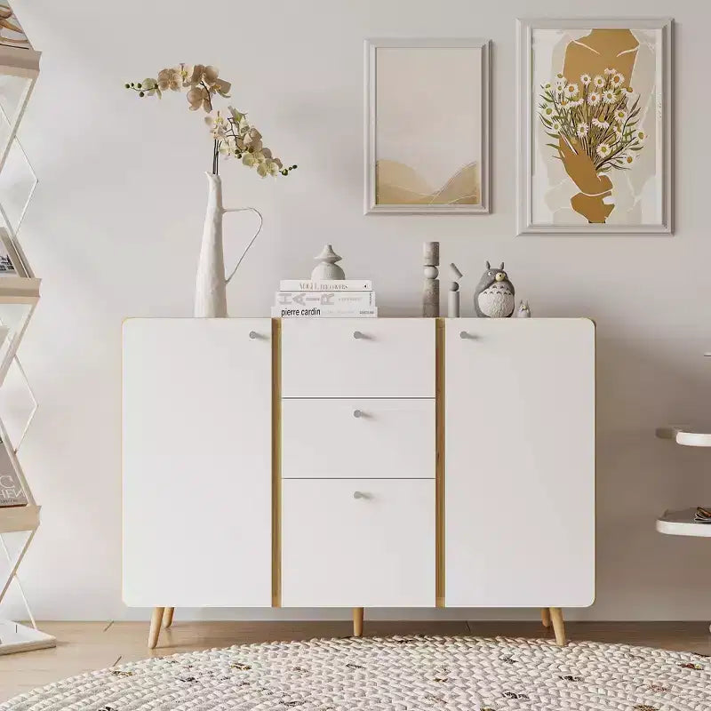 Buffet de style campagnard avec 3 tiroirs de rangement