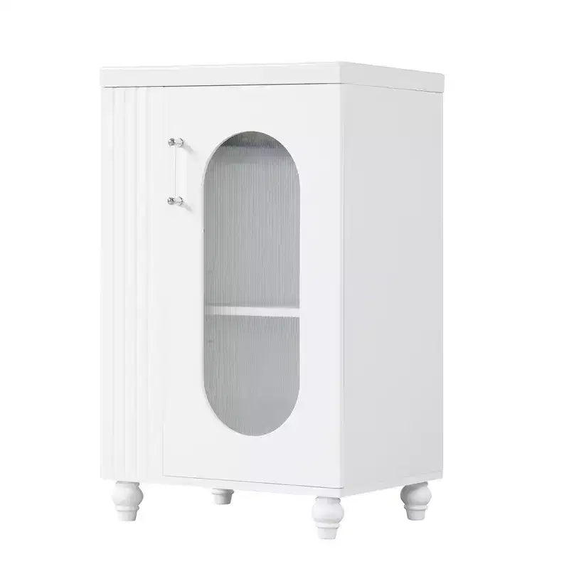 Petit meuble-lavabo avec espace de rangement