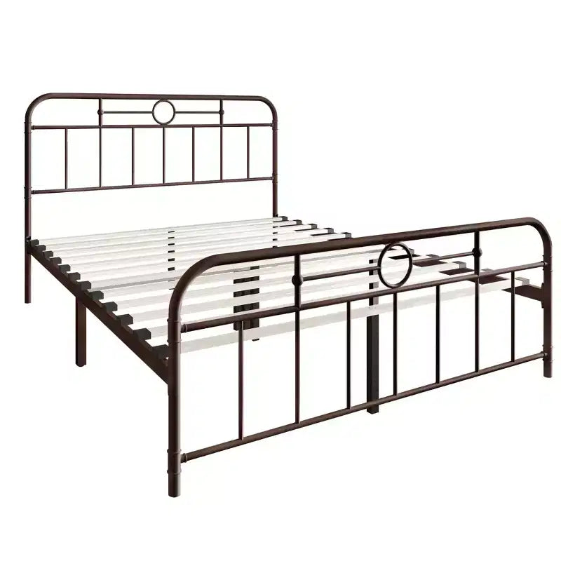 Lit plateforme en métal format king size