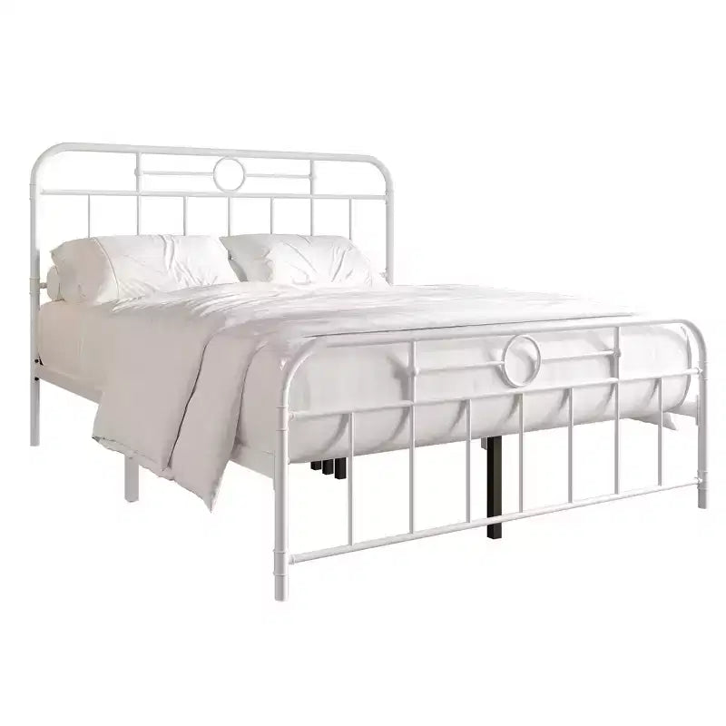 Lit plateforme en métal format king size