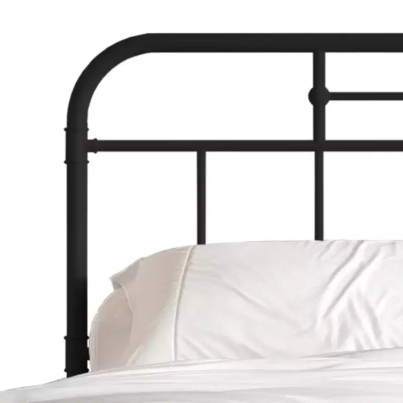 Lit plateforme en métal format king size