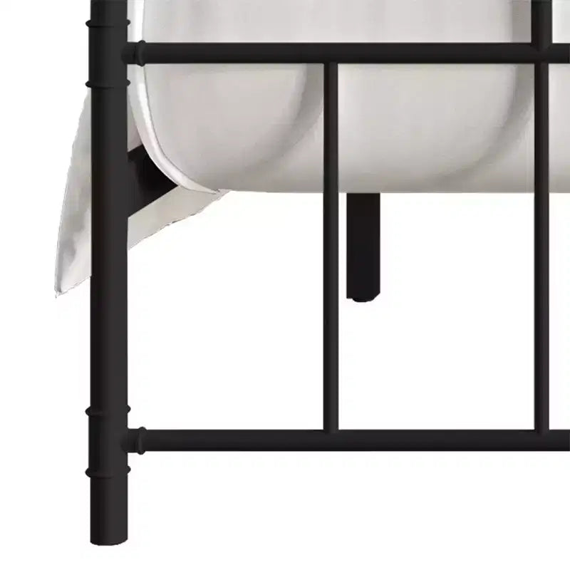 Lit plateforme en métal format king size