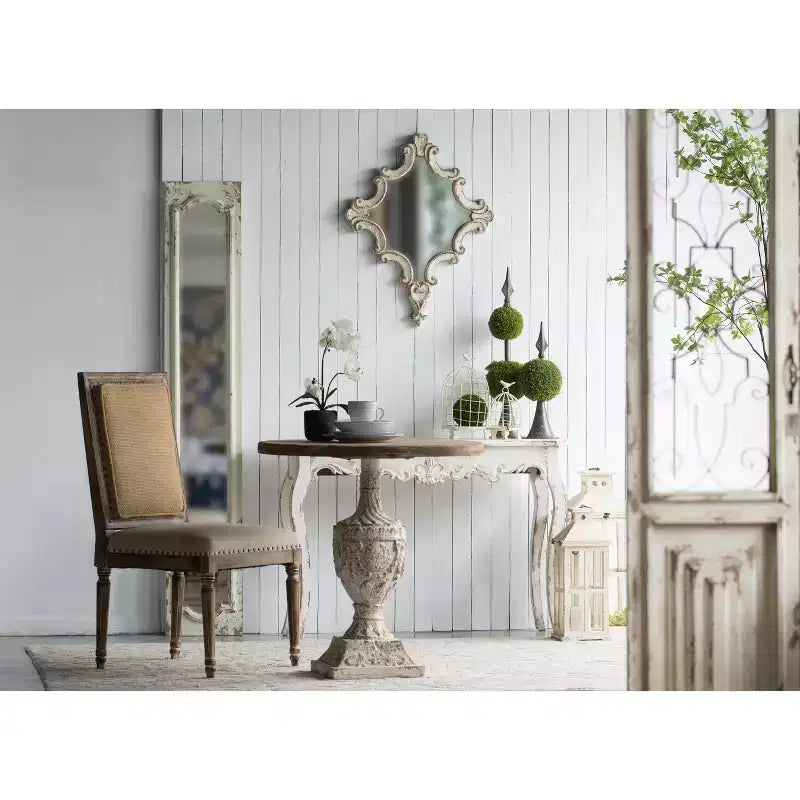 Miroir mural orné style ferme, décoration artistique pour la maison