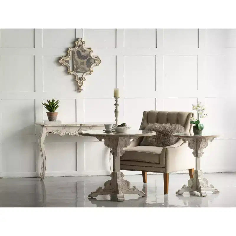 Miroir mural orné style ferme, décoration artistique pour la maison