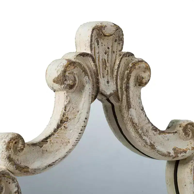 Miroir mural orné style ferme, décoration artistique pour la maison