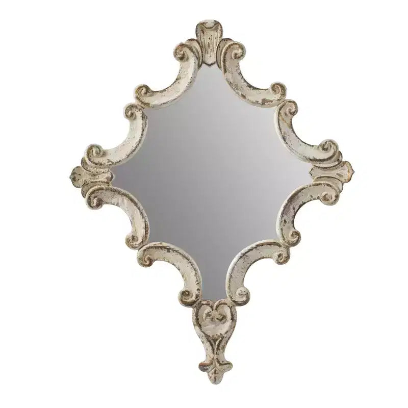 Miroir mural orné style ferme, décoration artistique pour la maison