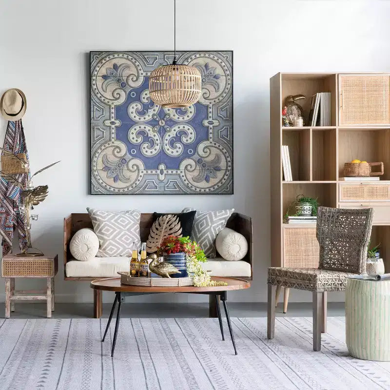 Table basse ovale