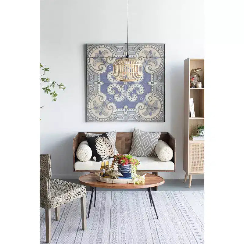 Table basse ovale