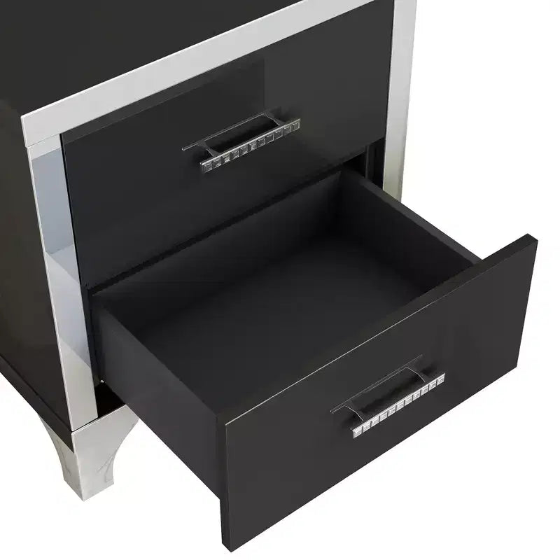 Table de chevet élégante et brillante