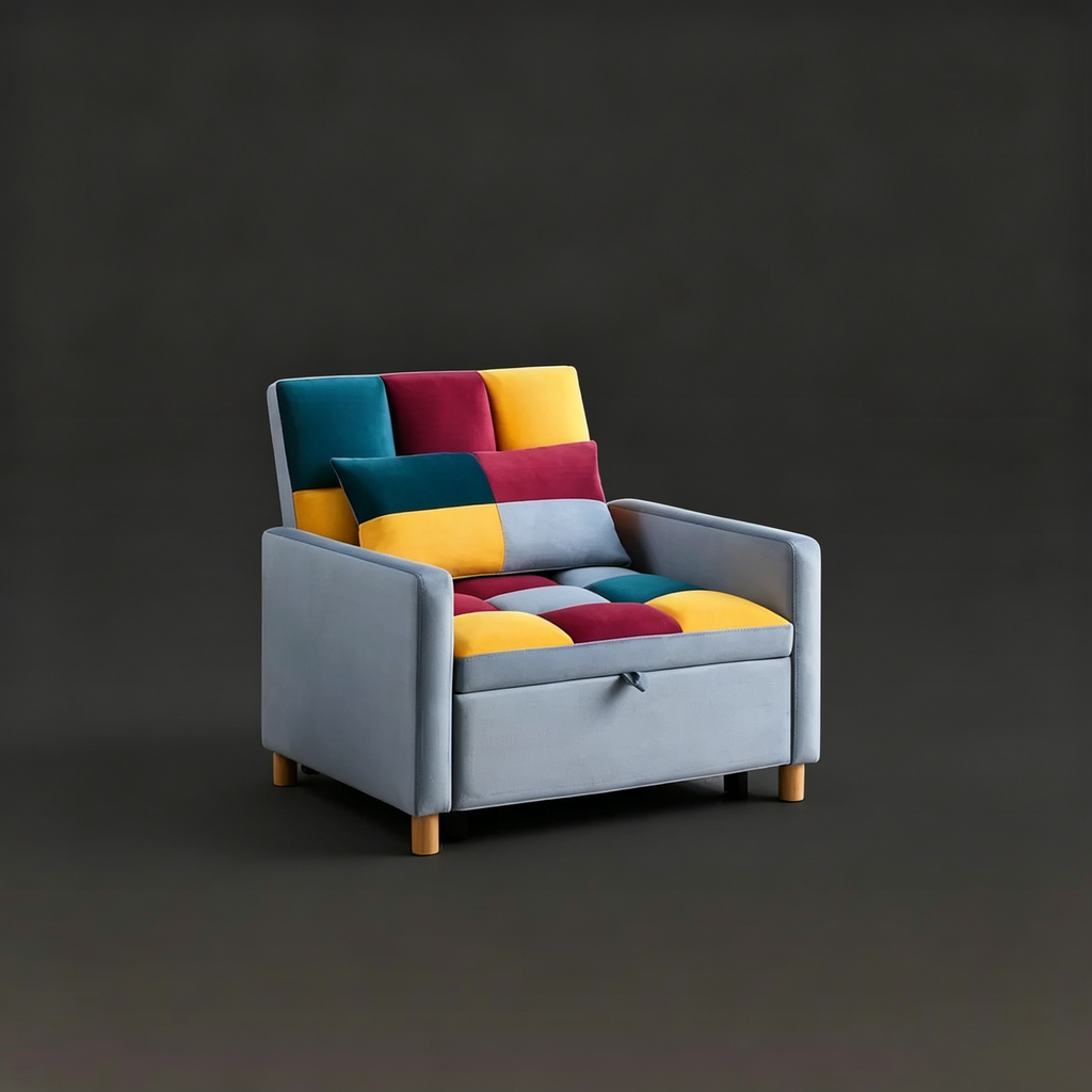 Canapé-lit convertible, fauteuil-lit une place trois en un