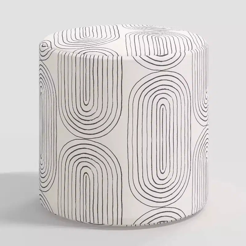 Pouf rond (à motifs)