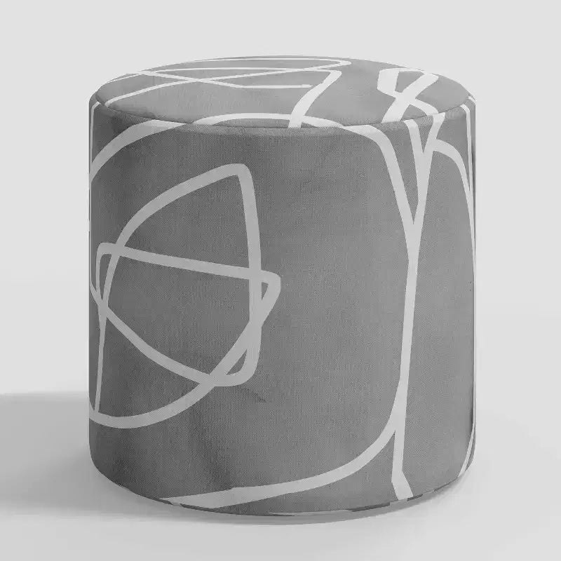 Pouf rond (à motifs)