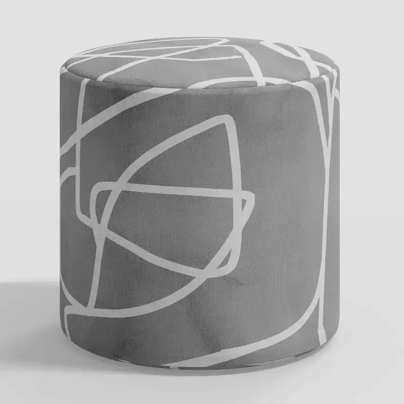 Pouf rond (à motifs)