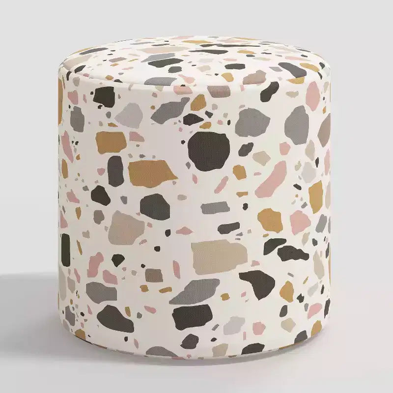 Pouf rond (à motifs)