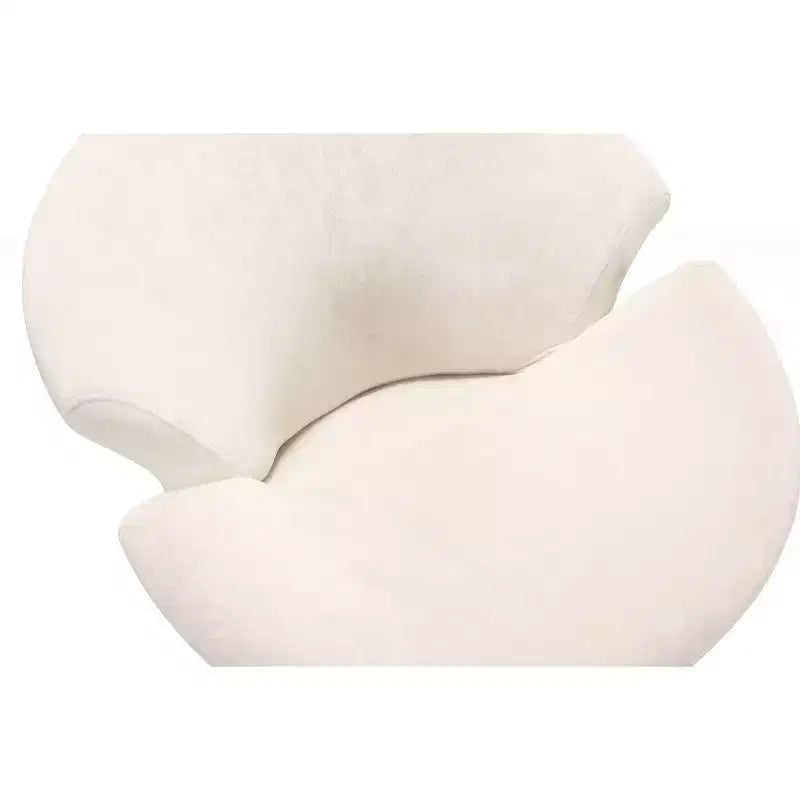 Deux fauteuils pivotants en velours tulipe