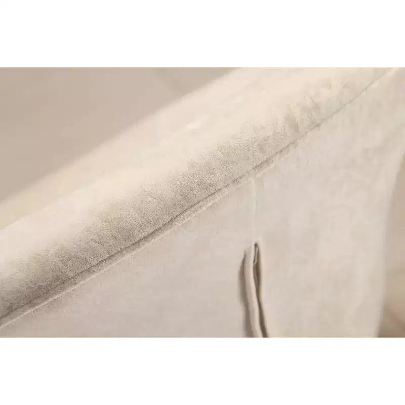 Deux fauteuils pivotants en velours tulipe