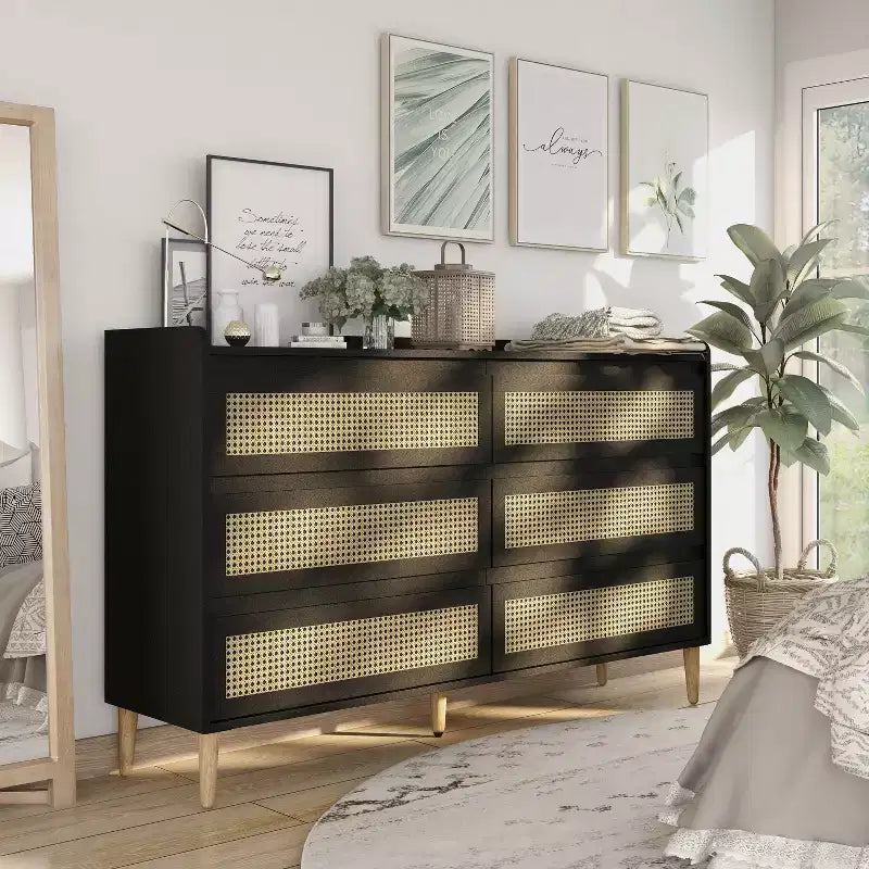 63 Warren 6 Drawer Dresser - miBasics